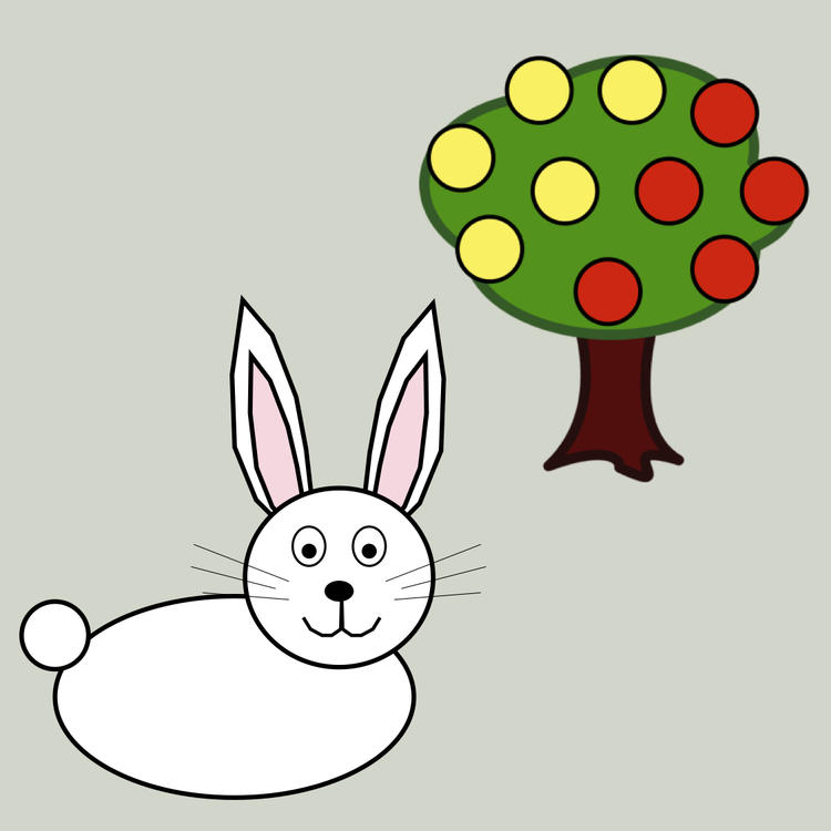 Bunny with Berries